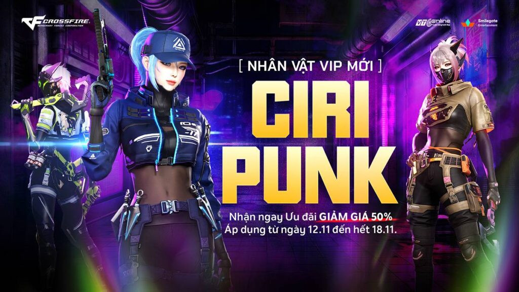 đột kích nhân vật ciripunk